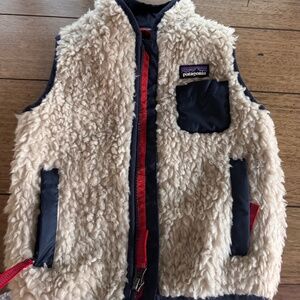 Boys Patagonia Sherpa Vest - Size 12/18M